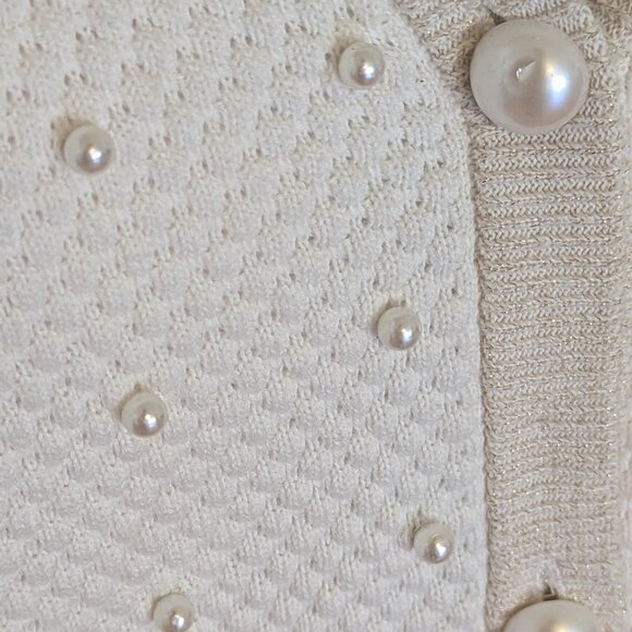 Leo & Ugo Pearls Cardigan Sweater - Picture 8 of 13